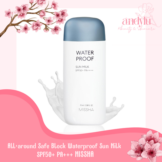 ALL AROUND SAFE BLOCK WATERPROOF SPF50+/PA+++ ✨ MISSHA