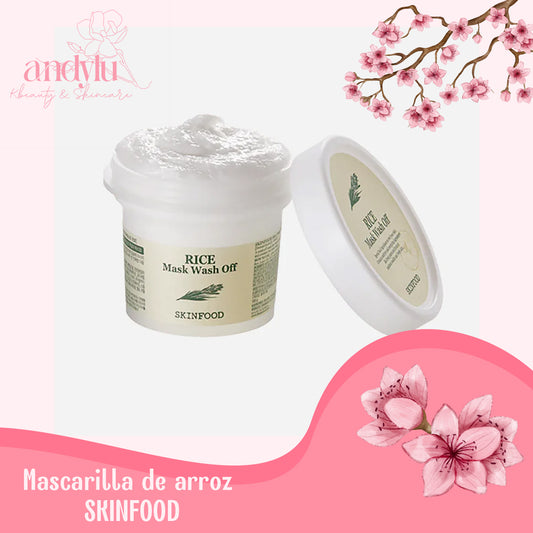 MASCARILLA DE ARROZ ✨ SKINFOOD (100g)