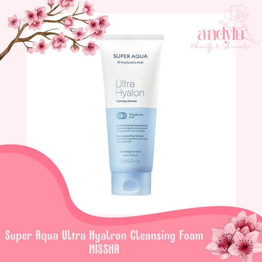 Espuma Limpiadora  Super Aqua Ultra Hyalron ✨ MISSHA