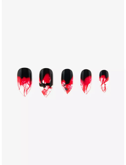 Set de uñas postizas ✨ Blackheart Bloody